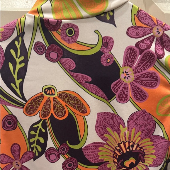 Floral Multicolor Long Sleeve Women's Top Sheila Moon Cycling Bike Top - Picture 4 of 8